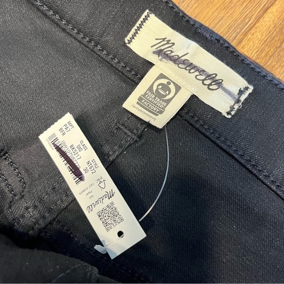 MADEWELL Flea Market Flare Jeans in black frost NEW NT672 $128 size 30 - Picture 13 of 16